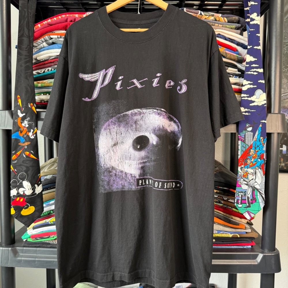 90s Black Pixies Planet Of Sound Crystal Palace Concert T-Shirt XL Reprint